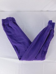 YO Sweatpants Womens Small Purple Elastic Waist Tapered Joggers Pockets Lounge