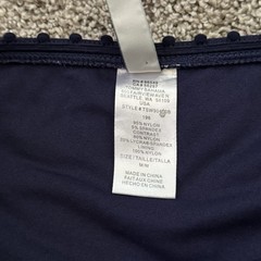 Tommy Bahama Floral Swim Skort Navy White Size Medium