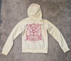 The Black Dahlia Murder Pink/White Nocturnal 2007 Hoodie Zip RARE Vintage Size M