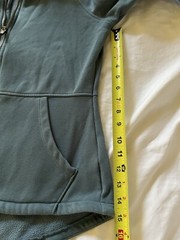 SKECHERS Dark Teal Full Zip Up Jacket Round Hem Women’s Size M