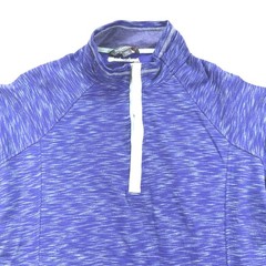 Avalanche Womens Long Sleeve Size XXL Purple 1/4 Button Pullover Light Sweater