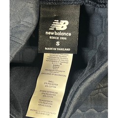 New Balance HeatLoft Funnel Neck Women Size S Navy Blue Quilted Relaxed Pullover