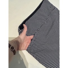 S.C. & Co. Womens Black White Geometric Chain Print Skort XL Stretch Activewear