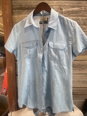 Magellan Outdoors Aransas Pass Women’s Classic Fit Medium Fish Gear Shirt