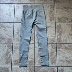 L*Space Ribbed Seamless Workout Leggings Sage Green Size Medium/Large Loungewear