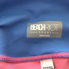 Beach Riot Women Leggings Size Medium Mariella Color Block Pink Blue White New