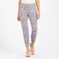 Vuori Performance Jogger Pale Heather Camo Drawstring Sweatpants Women’s M