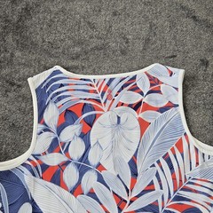 Tommy Bahama Islandzone Tank Top Women’s L Tropical Print UPF30+ Resortwear EUC