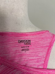 Danskin Now Women’s Pink Heathered Racerback Scoop Neck Active Tank Top XL