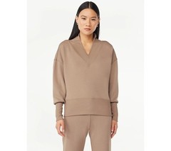 Scoop Women’s and Women’s Plus Ultimate ScubaKnit V-Neck Sweatshirt Size M 8-10