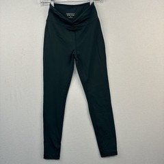 Aeropostale Yoga Pants Small Dark Green Moisture Wicking 4 Way Stretch