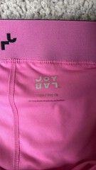JoyLab Large Pink Checkered Pleated Tennis Skort Skirt Built In Shorts