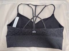 ALO YOGA Women’s AIRLIFT Sports Bra Gray Size Large