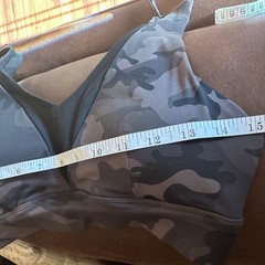 Zyia Forest Camo Adjustable Mesh Bra Size Small
