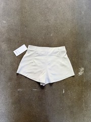 NWT Lululemon Ribbed Softstreme High Rise Short 2” in Bone Size 8 Activewear