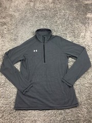 Under Armour 1/2 Zip Pullover Womens Size Medium Loose Heatgear Stretch Running
