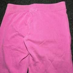 Vintage Y2K Low Rise Capris Sweatpants Jeweled Fleur De Lis Rhinestone Mcbling