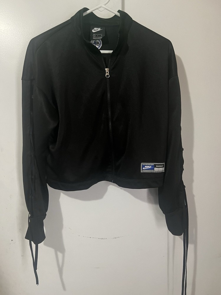 Women’s Nike NSW Equality Track Jacket Air Force S Small – Lacing Oversized