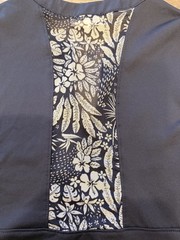 Tommy Bahama Everyday Active Tank Top Women’s Small Navy Blue Floral Mesh Back