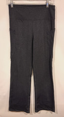 G Gradual Bootcut Yoga Pants 31″ Size M Charcoal 2 Pockets Tummy Control Stretch