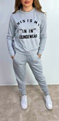 Latest On Trend “This Is My In In Loungewear” Top Seller – 2 Piece- M/L(12-14)