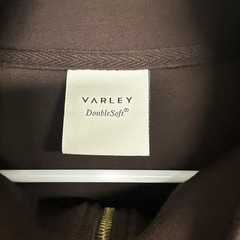 Varley Hawley Half Zip Sweatshirt Double Soft Brown Coffee Size Large NWOT