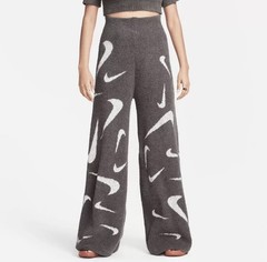 Nike Phoenix Cozy Boucle Knit Hi-Waist Wide-Leg Pants, Size Large NWT FD4288-227