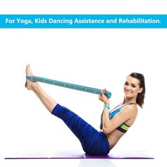 DEHUB Stretch Strap, Elastic Yoga Stretching Multi-Loop for Blue