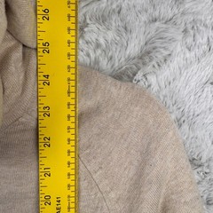 Hanna Andersson Hoodie Women’s Small Beige Cotton Long Sleeve Athleisure