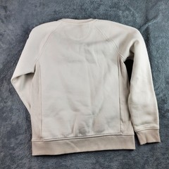 Carhartt Sweatshirt Womens M 8-10 White Relaxed Fit Crew Pullover Fleece 104410