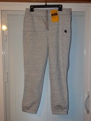 NEW NWT Women’s CARHARTT Relaxed Fit Jogger sz M 8 10 gray w/ blk fleck BN5510-W
