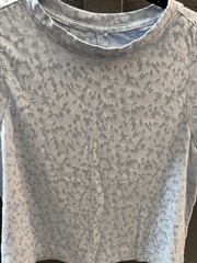 All in Motion Women’s Cropped Tank Top M Blue/Gray Animal Print