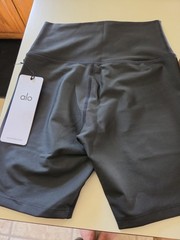 Alo Yoga Airlift Energy Short Black High Waist W6295R Womens Size S NWT