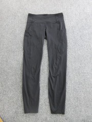Lululemon Leggings Womens 6 Black High Rise Ankle Pockets Yoga Gym Pants