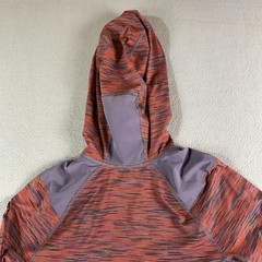 REI Hoodie Womens Small Multicolor Stripe 1/2 Zip Lightweight Stretch Pullover