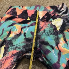 Dona Jo Fitwear Wild Tiger Harlequin Print Leggings Pants Festival Brazil Sz 1