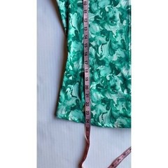 Tommy Bahama Active Green Floral Full Zip Jacket Mock Neck Large