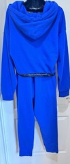 NWT sports illustrated Cropped Zip Hoodie & Jogger Set – Royal Blue size large