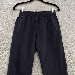 Outdoor Voices Jogger Pants Womens XS Black Woven Ankle Zip Pockets Drawstring