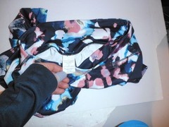 Layer 8 Womens L Floral Print Workout Leggings Active Gymwear Pants Quick Dry