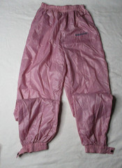 RARE Vintage 1970s Adidas Womens M 100% Nylon Pastelle Pink Track Pants