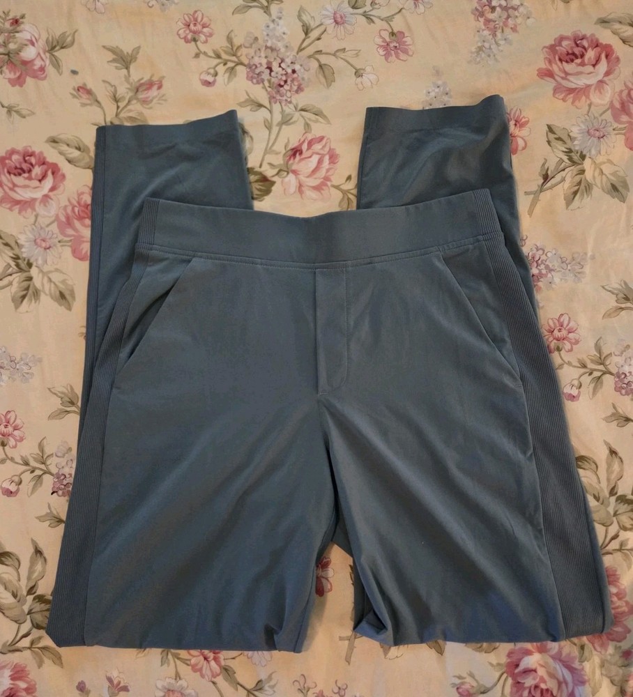 ATHLETA Women’s Size 6T Brooklyn Ankle Pant Steel Blue Travel Pant Athleisure