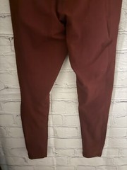Unbranded Solid Red Crop Activewear Leggings Pockets Women’s M