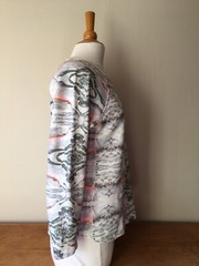 LOT 78 Size Small Grey Multicoloured Kaleidescope Print Sweatshirt