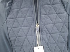 NWT johnnie-O Jacket Women XS Hannah Performance Mixed Media Zip Up Navy Golf