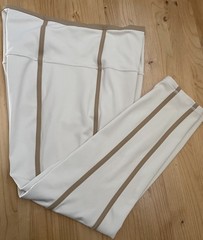 “NEW” Athleta sz XL Ultra High Rise Elation 7/8 Tight (Bone/Dune) INS 24″