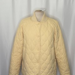 NWT!! VARLEY Luca Quilted Jacket Solid Reed Yellow Bomber Snaps Solid X-Large