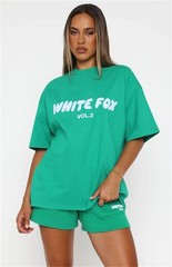 Ladies Tracksuit Set Outfits Causal T-Shirts & Shorts Short Sleeve Workout Top