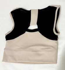 FORME SCIENCE POWER SPORTS BRA POSTURE CORRECTING BEIGE/BLACK SIZE MEDIUM NEW