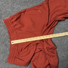 Jordan Track Pants Womens Small Red Woven Elastic Waist Pockets DZ3375-615